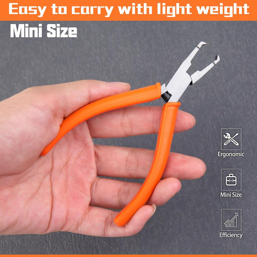 SPEEDWOX 110mm Plastic End Straight Precision End Nippers for Printed Circuit Miniature End Angle for Professional Hobbies Nippers, Small, Powerful,