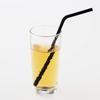 Strix Design Straws, Individually Wrapped, 400 Straws (200 Straws x 2 Packs), 21cm x 6mm Diameter, Black, Flexible, Stylish, Chic, Cafe, Commercial Us