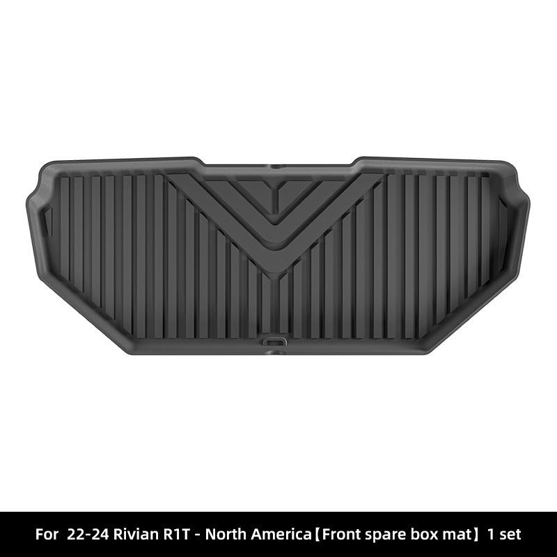 Индивидуальные грязезащитные коврики из ТПЭ для Rivian R1T 2022-2024