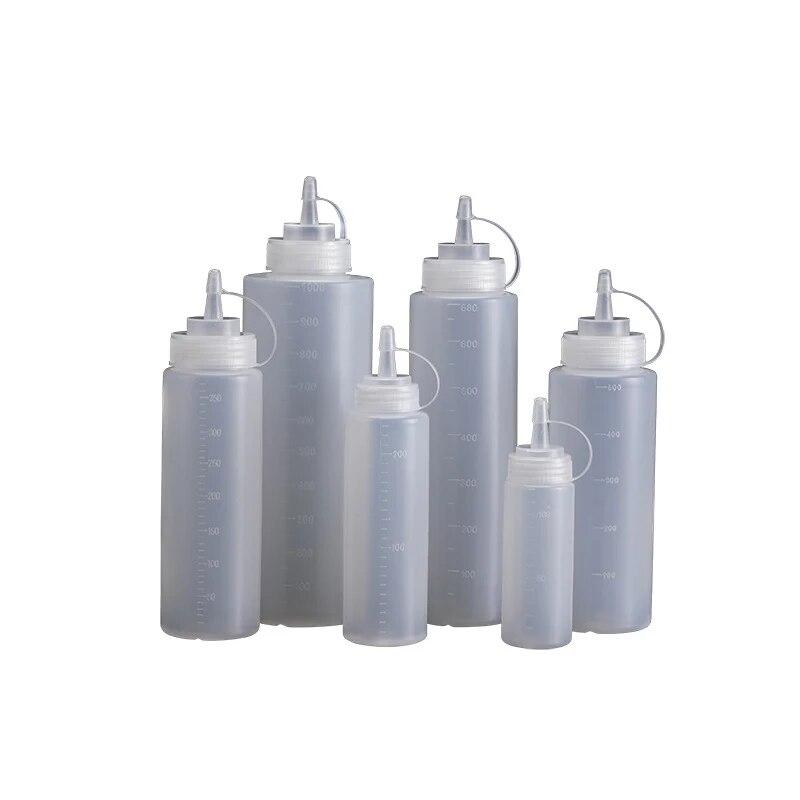 Пластиковая заостренная бутылка для томатного салатного соуса, сжимаемая настольная бутылка для приправы, многофункциональные кухонные принадлежности