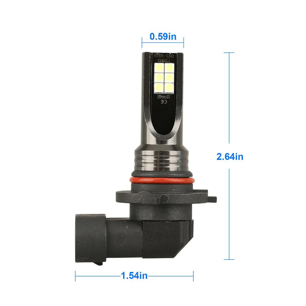 4Pcs 9005 9006 LED Headlight H11 H8 H9 H10 H1 H3 Car Fog Light Bulbs DRL H4 H7 Auto Driving Running Lamps 6000K 8000LM 80W 12V