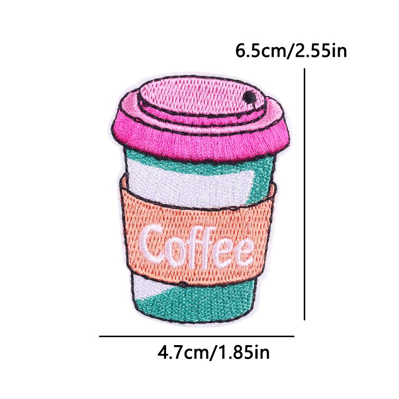 Lips Love Heart Patch Cartoon Embroidery Patch DIY Iron On Patches For Clothing Thermoadhesive Patches On Clothes Sewing Sticker