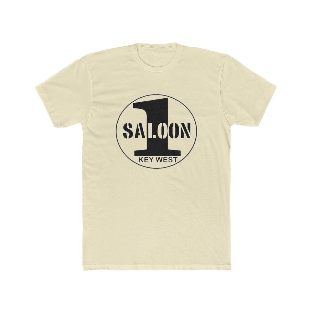 Saloon 1 Key West Gay Bar Men#039;s Cotton Crew Tee Unisex T-Shirt