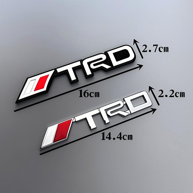 1 шт. 3D Металлическая Наклейка на Автомобиль Значок TRD Значок Декоративные Аксессуары Для Toyota GR Corolla Yaris Aygo Prius CHR Camry Auris Avensis