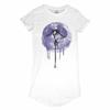 Womens/Ladies Moon Drip T-Shirt Dress