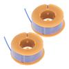 2Pcs Lawn Mower Spool Line Nylon Trimmer Accessories Replacement Fit for BOSCH ART 30 ART 30FA Blue
