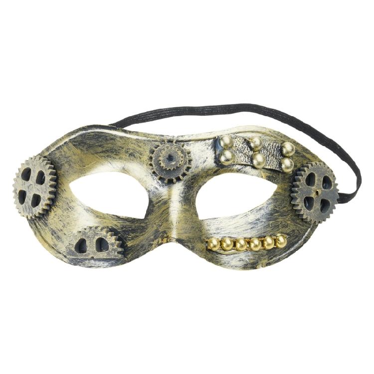 Masquerade Mask Mechanical Half Face Mask Party Mask Steampunk Mardi Gras Mask Halloween Dress up Props for Adult Kids