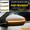 2pcs For Peugeot 3008 5008 Dynamic Turn Signal 2017- 2022 For Citroen C5 Aircross LED Side Mirror Indicator Blinker Light arrow