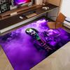 1 шт. Офисный коврик для стула Joker Purple Smoke Artwork Идеально подходит для офисных стульев, гостиных или спален, Полиэстеровый ковер.HDT196