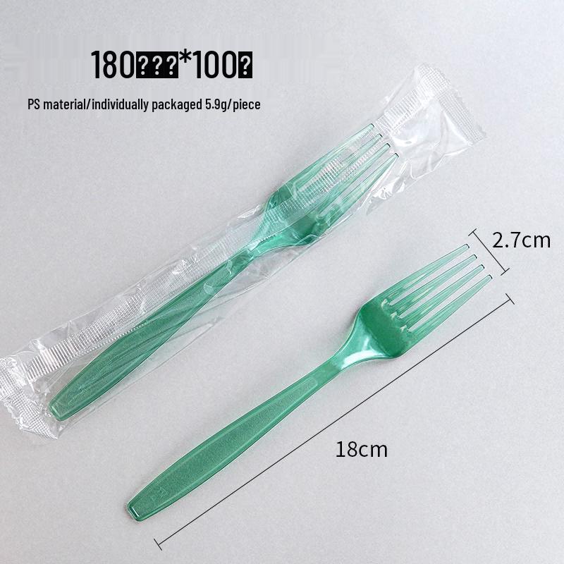Yu De Feng Disposable Plastic Spoons & Forks