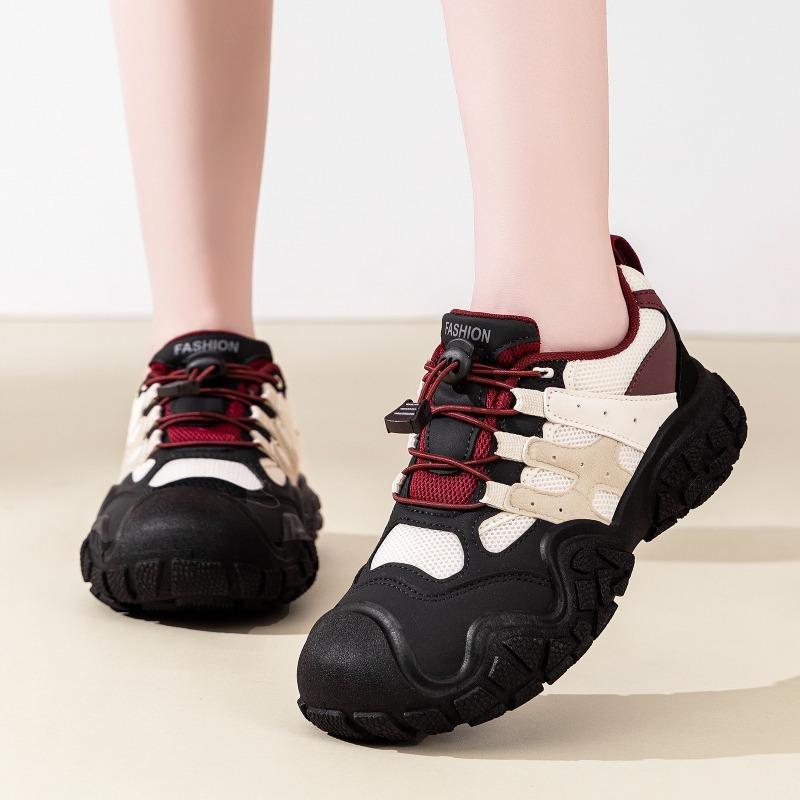 Женские кроссовки Dad Shoes массивные ретро походные повседневные обувь с широким носком универсальный нишевый стиль