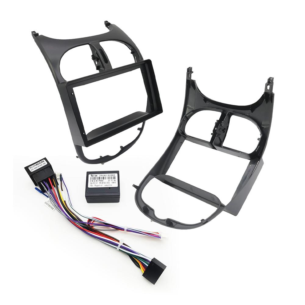 Автомобильное радио Android Auto Carplay для Peugeot 206 2001-2008 Мультимедийный проигрыватель Головное устройство Стерео GPS Навигация BT WIFI 1+16 ГБ