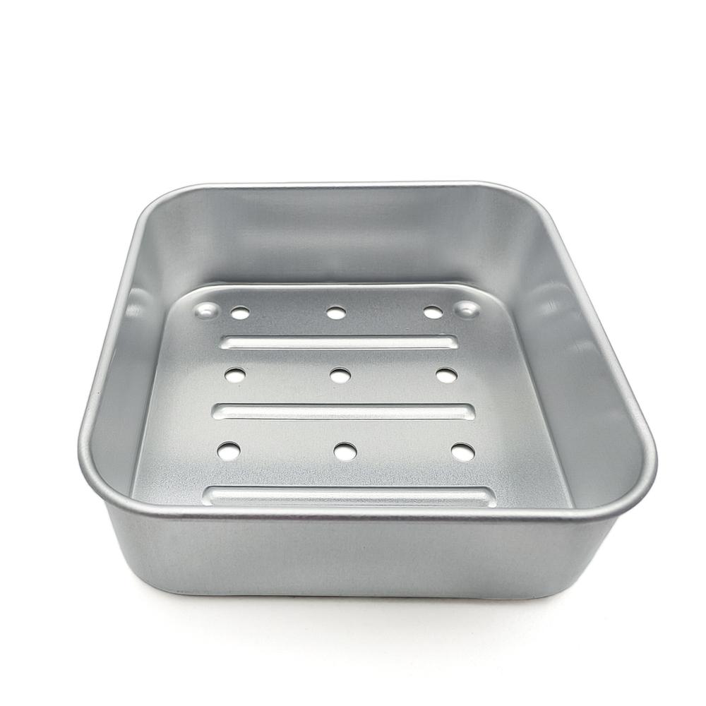 Квадратная алюминиевая стоматологическая чашка Стоматологическая коробка с крышкой Алюминиевый стоматологический держатель Стоматологический контейнер-лоток