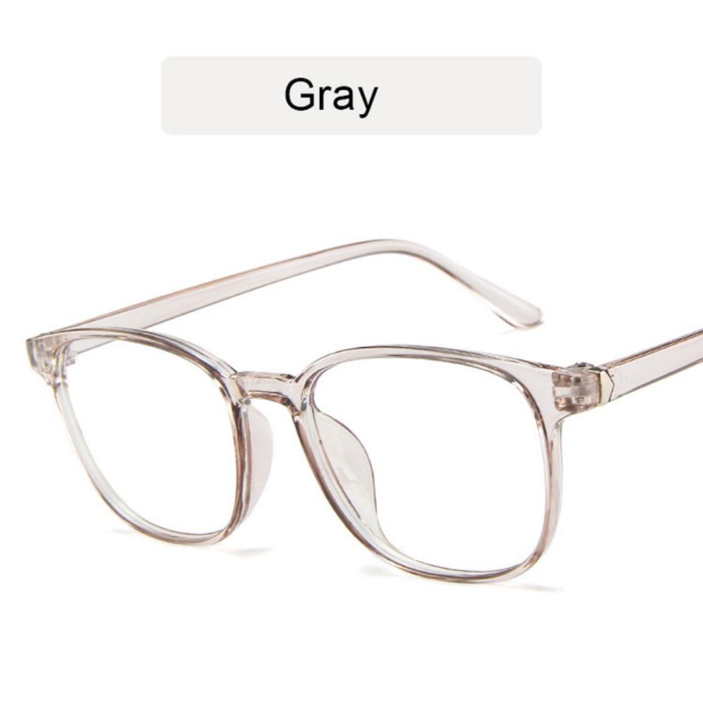 New Pc Reading Glasses Black Blue Transparent Round Frame Glasses Anti-Blue Glasses Men Women