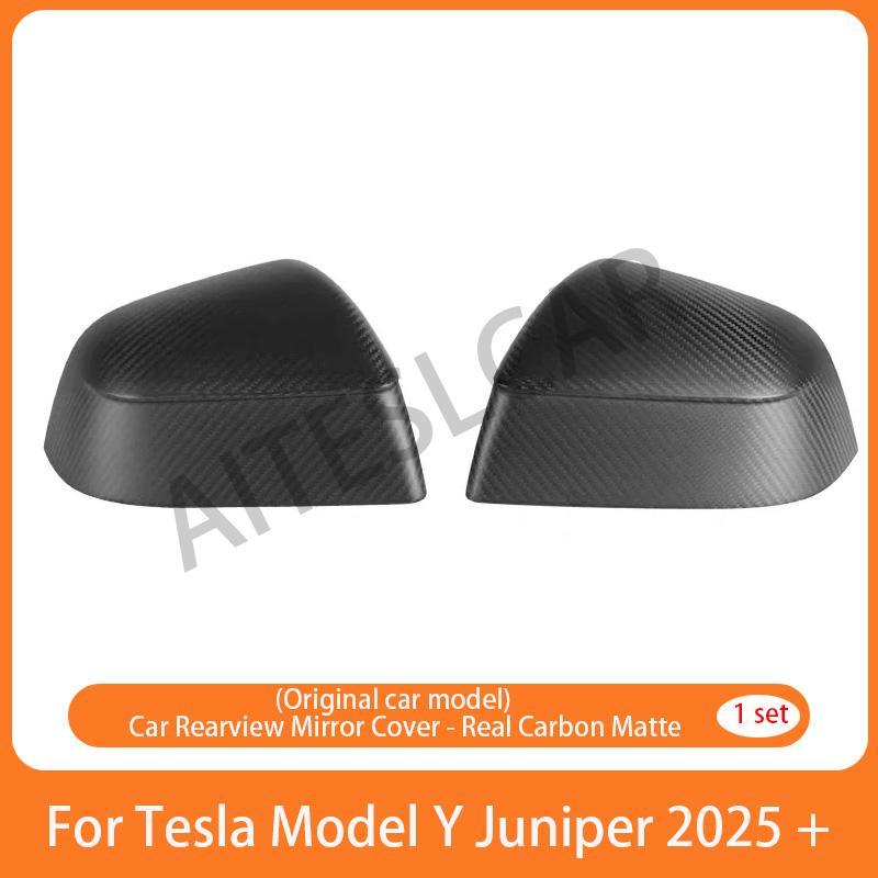Накладка на боковое зеркало заднего вида из углеродного волокна для Tesla Model 3/Y/X/S, Автомобильные аксессуары для экстерьера, Накладка из углеродного волокна на боковое зеркало заднего вида