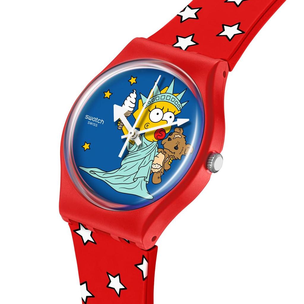 Часы LITTLE LADY LIBERTY SO28Z120 Red [Swatch]