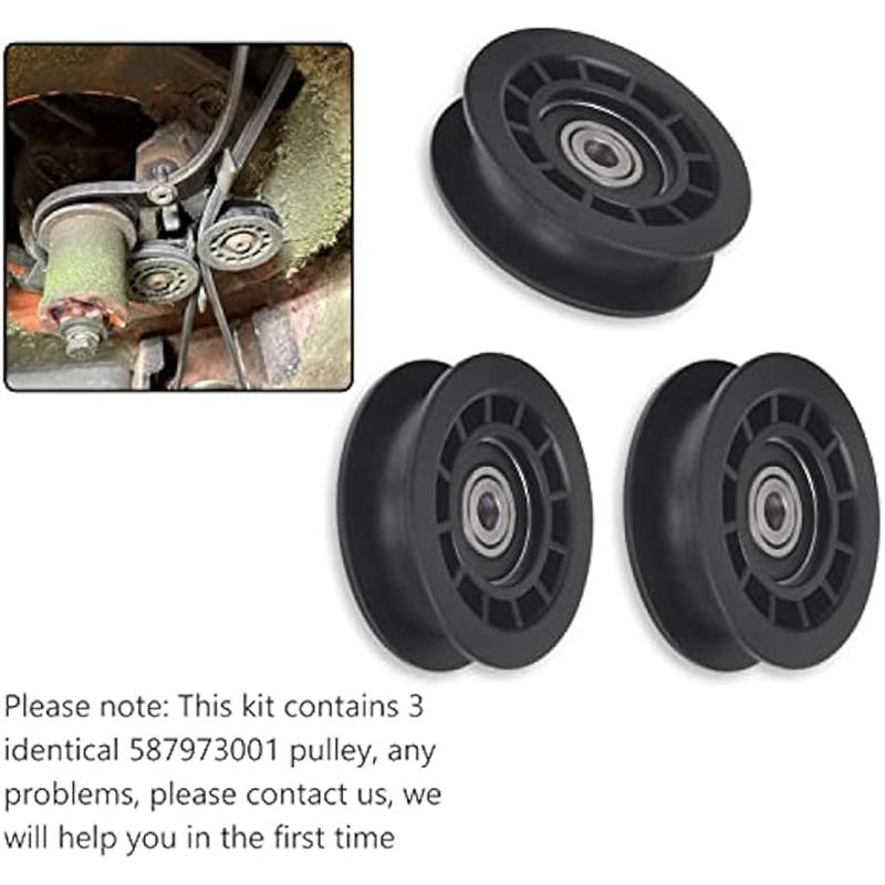 A28G-Lawn Mower Idler Pulley For HU675AWD, HU725AWD For Poulan PR675AWD, PR675AWD 581904001