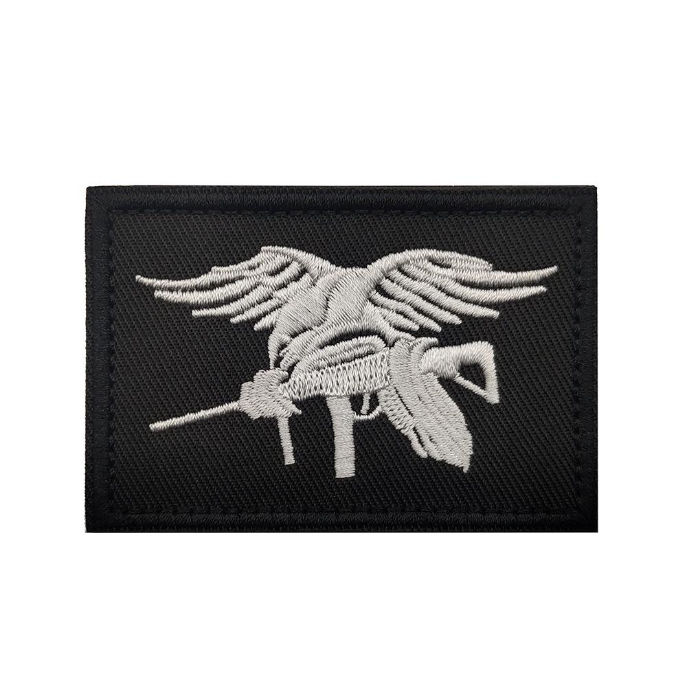 Вышитая нашивка на липучке Navy SEALs для зарубежных клиентов