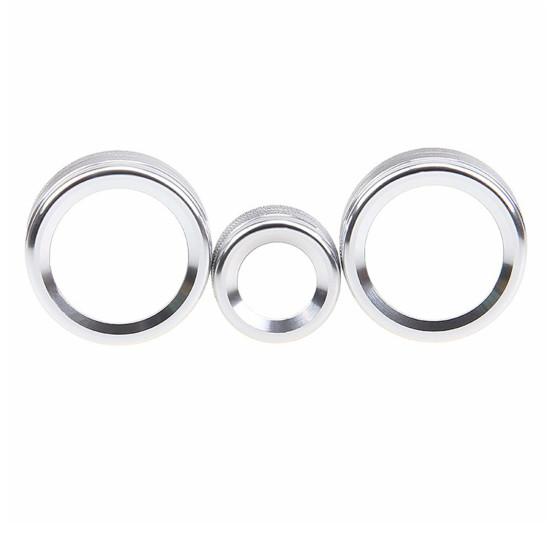 3шт стерео ручка кондиционера декоративный круг в автомобильный декор для BMW 1234 серии