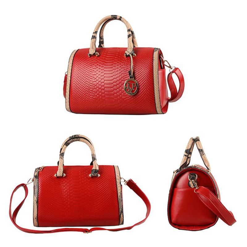 Новая сумка-подушка с узором змеи, сумка-бостон, женская сумка, сумка через плечо, сумка через плечо