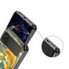 Жесткий чехол из поликарбоната с изображением золотой рыбки для Samsung Galaxy Z Flip 7 6 5 4 Черный чехол для Galaxy Z Flip 3 Складной корпус Fundas Сумка