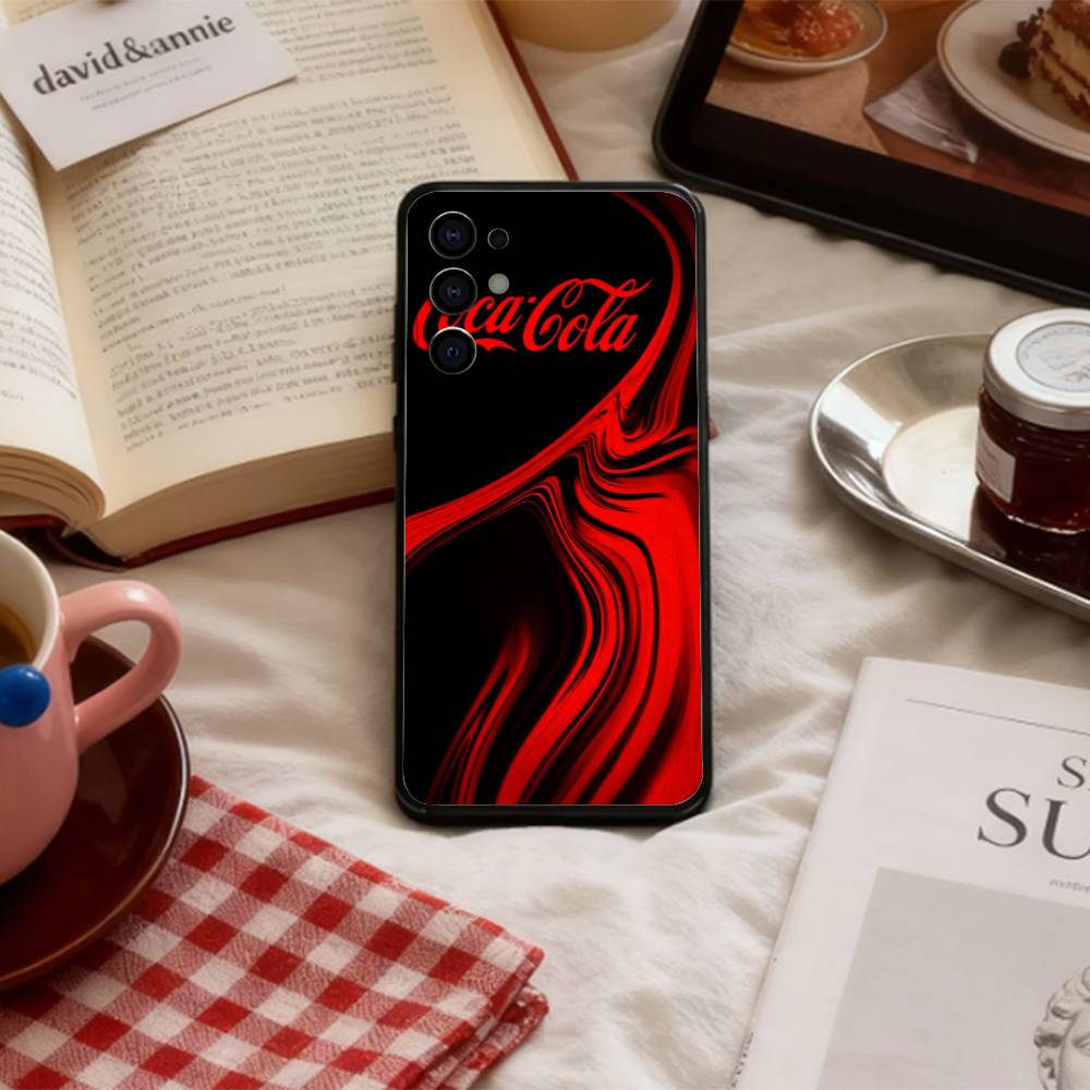 Hot C-Coca D-Drinks C-Cola  Phone Case For Samsung S 25,24,23,22,30,21,10,9,Ultra,Plus,Lite,FE,4,5 G Soft Black Case