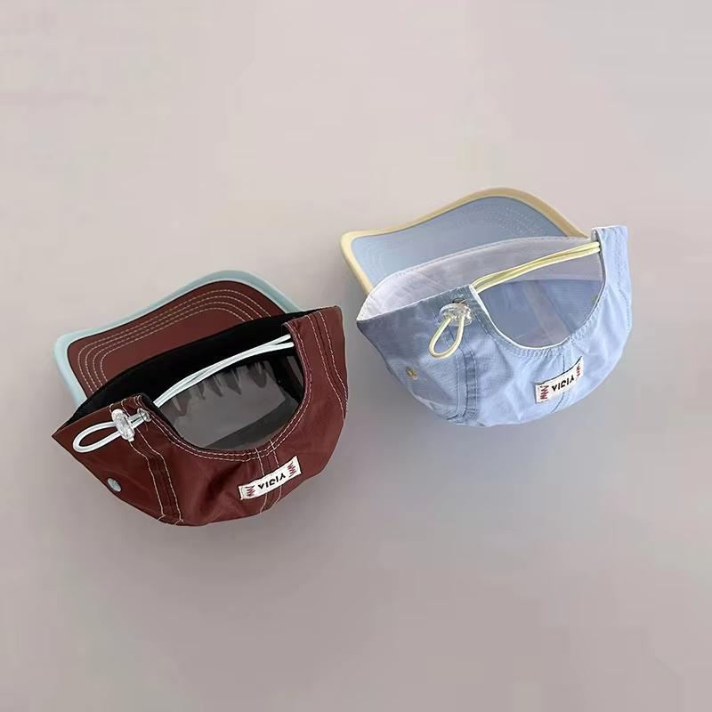 Летняя детская быстросохнущая бейсболка с корейскими буквами, тонкие дышащие кепки с козырьком для детей, мальчиков, девочек, уличные солнцезащитные шляпы