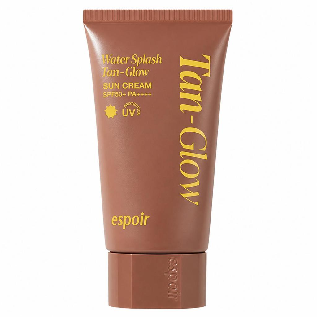 ESPOIR Water Splash Sun Cream Tanning Glow SPF50+ PA++++ Sunkissed Tone-Up UV Protection Sunscreen 50ml