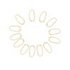 300Pcs / Bag Pendant Connector Pinch Clips Clasps Snap Jewelry Findings Alloy Bails (Gold)
