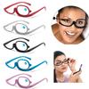New Rotating Makeup Reading Glasses Women Portable Folding Presbyopia Eyeglasses Fashion Retro Colourful Frame Optical Eyewear