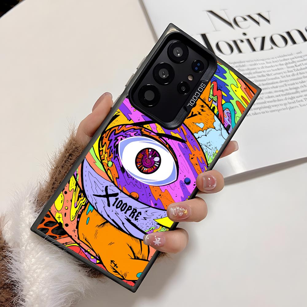Чехол для телефона Bad B-Bunnys X100pre для Samsung Galaxy S25 Edge S24 S23 S22 S21 S20 Ultra Силиконовый серебристый чехол