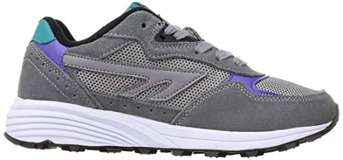 Hi-Tec SHADOW TL Forest Sneakers, Grey/Teal/Purple, Size 23.0 cm