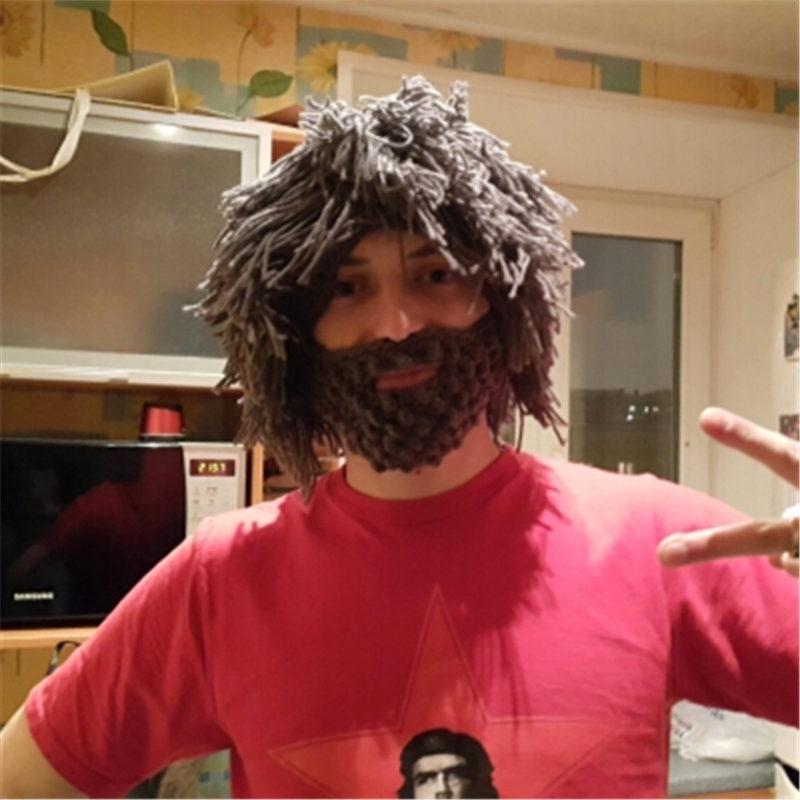 Quality Mens Wig Beard Hats Beanies For Warmth And Style In Any Winter Activity**