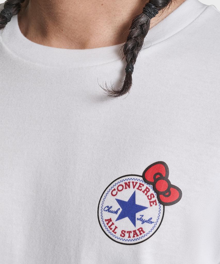Кеонбосеу X Персонажи Sanrio Футболка с нашивкой Chuck Taylor Белый Cvm5T516-Wht