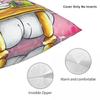 Cartoon Diddl Diddlina Pillow Case Cushion Cover Square Printed Pillow Cover Vintage Pillowcases For Chair Sofa Home Decoration