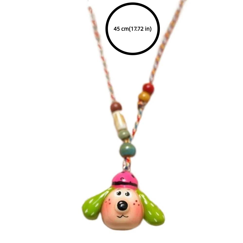 Цепочка на ключицу, кулон в виде собаки, милое женское колье, модное мультяшное ожерелье, подарки