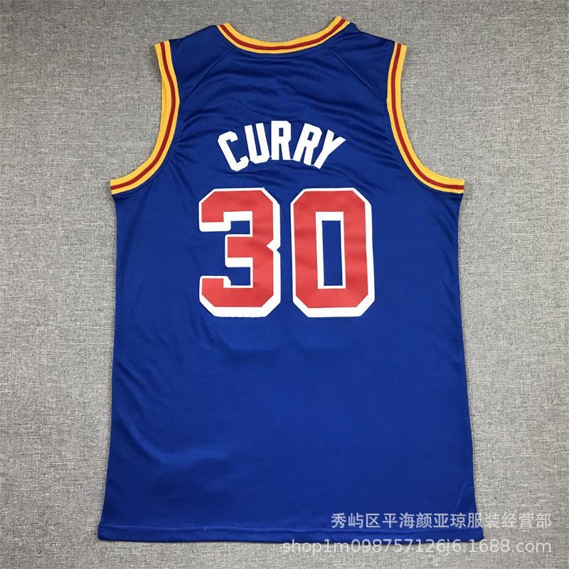 Custom Embroidered NBA Golden State Warriors Basketball Jersey Men Women - Steph Curry 30 Klay Thompson 11 Andrew Wiggins 22