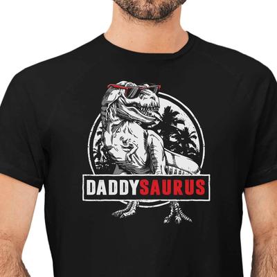 COOL DADDYSAURUS T-Rex T-Shirt Dino Fun Fathers Day T-Shirt Dads Gift Present Sh