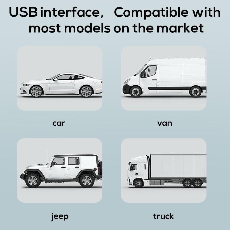 Новый вентилятор для автомобильного сиденья, электрический портативный вентилятор для автомобильного сиденья для переднего и заднего сиденья пассажира, питание от USB, 3 скорости, сильный охлаждающий воздушный вентилятор, регулируемый ремень