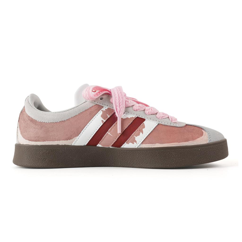 adidas Neo VL Court 2.0 Сезон Любви Нескользящие Износостойкие Низкие Скейтбордические Кроссовки Унисекс Розовые JS3003(Команда459-)
