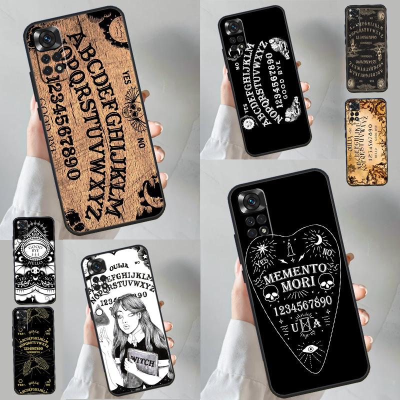 Чехол OUIJA BOARD для Xiaomi Redmi 12 12C 13C 10C 9C Redmi Note 13 12 9 10 11 Pro 9S 10S 11S 12S