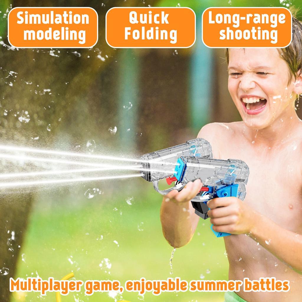 Складной вращающийся напальчник с двумя отверстиями для воды, детская игрушка, распылитель воды