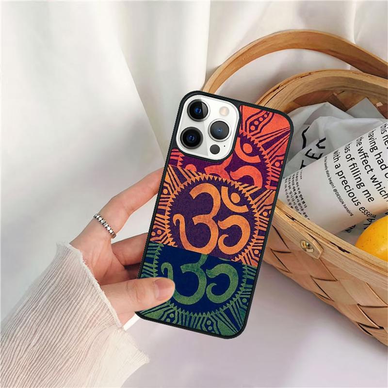 Aum om Намасте Символ Дзен Йога Чехол для телефона Для iPhone 17 Air 16 15 14 11 12 13 Pro MAX Plus coque Чехол Оболочка