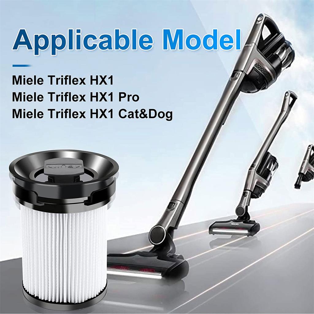 1 Set Fine Dust Vacuum Filter for Miele- TriFlex HX1 Cat and Dog Cordless Stick Vacuum Cleaners Series Replacement Part