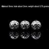 Tibetan Silver Vintage Carved Heart Spacer Beads - Hollow Alloy Design