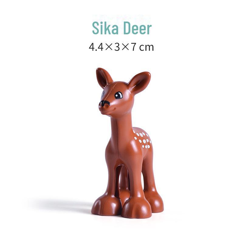 Аксессуары для животных из крупных частиц: Совместимые конструкторы Lego для детей от 3 лет и старше — детали для моделирования прерий, океана и джунглей