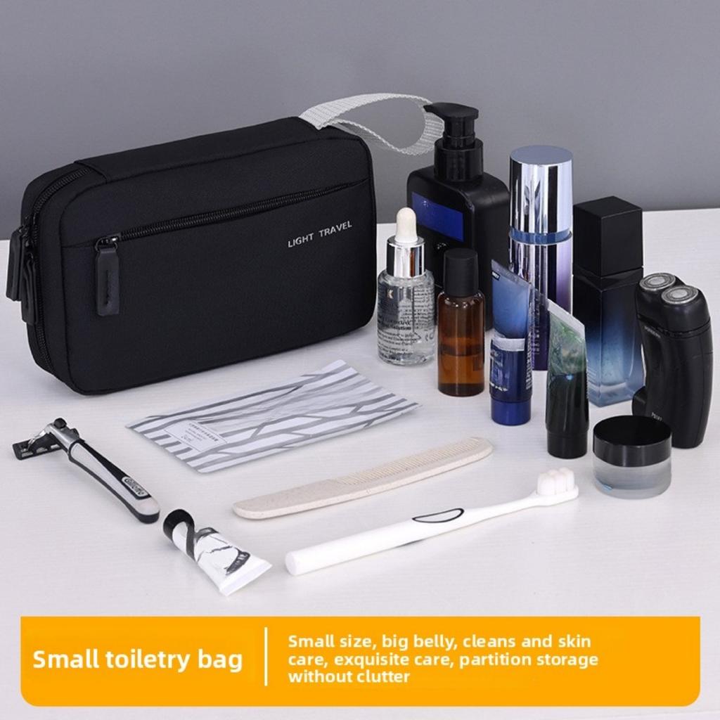 Высококлассный стиль, Большая вместимость для путешествий, Мужская косметичка для ухода, Три в одном, Раздельное хранение, Косметичка, Сумка для фитнеса и плавания