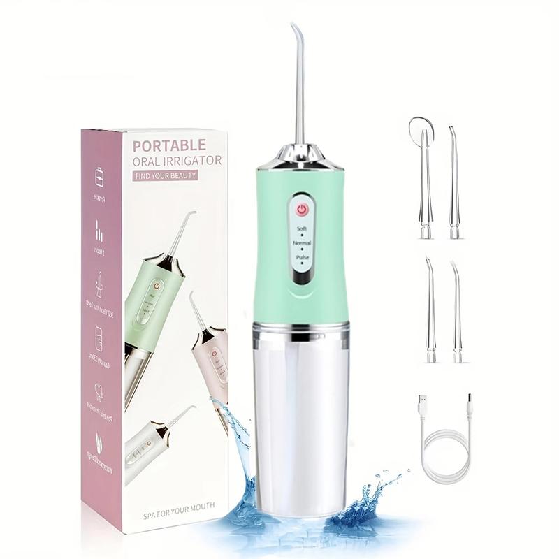 Travel Compact Oral Irrigator Dentist Suggest IPX5 Water Flosser Cordless Professional Cleaning for Sensitive Gums