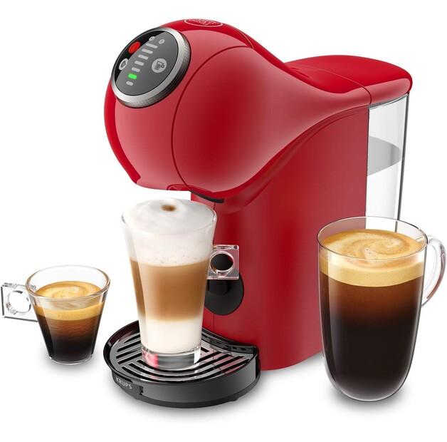 Capsule Coffee Machine Krups KP340510 Nescafe Dolce Gusto Genio S Plus Rot