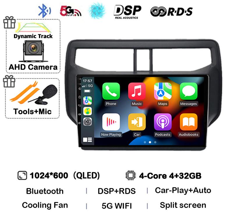 Автомагнитола Android 14 для Toyota Rush Daihatsu Terios 2017 2018 2019 2020 Мультимедиа GPS Навигация Стерео Плеер Головное Устройство